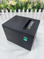 Impresora térmica de recibos de escritorio de 80 mm con puerto Ethernet y cortador automático en stock para tiendas minoristas, supermercados, USB+LAN