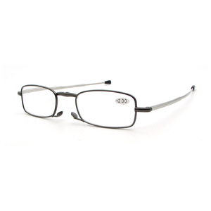 Adjustable Pocket <strong>Mini</strong> Metal Folding Magnifying Slim Reader Small Foldable Anti Blue Light Blocking <strong>Reading</strong> <strong>Glasses</strong> With Case - Product Image 4