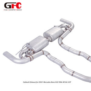 GFC s'applique à la Mercedes-Benz GLE400, GLE500, <span class=keywords><strong>GLE500E</strong></span> 3.0T W166 avec système d'échappement à soupape Catback de 2015 à 2019 - Product Image 3