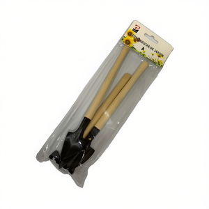 Mnj Garden Tools 12Pcs Wooden Handle Black Steel For Digging Planting - Product Image 1