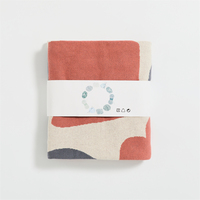 Couverture décorative douce et douce, en coton, pour bébé, canapé, peluche, avec des glands