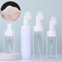 Flacon vide pour nettoyant visage moussant, gel moussant, brosse pour le lavage de la tête, type à pression, nettoyant pour lait, mini distributeur de savon