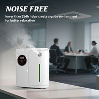 Système de parfum d'ambiance pour hall d'hôtel grande surface, contrôlé par application, diffuseur nébuliseur mural en plastique à air froid, pur et sans eau