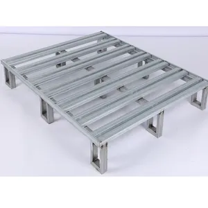 Rinforzato Pallet Capacità di Esportazione di Acciaio A Freddo di Acciaio di Vendita Calda Trasportare 1000kgbulk Euro Pallet Q235B Laminato A Freddo di Acciaio Inox 1000-6000kg