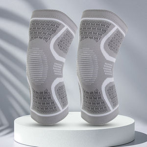 Genouillère tricotée antidérapante avec maille respirante pour la course, le fitness et la protection des genoux lors des activités sportives - Product Image 6