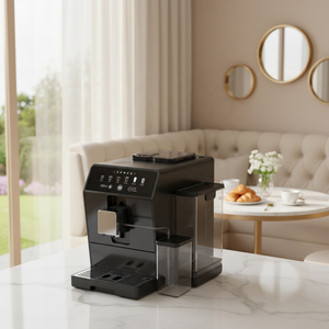<span class=keywords><strong>Machine</strong></span> à café entièrement automatique à double usage, avec réservoir de 1,5 L et trémie de 150 g, avec rappel de brûlage à sec, durable et intelligente, fournie directement par l'usine - Product Image 4