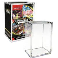 Étui de protection transparent en acrylique pour Mega Evolution Perfect Order Booster Bundle 6 Packs