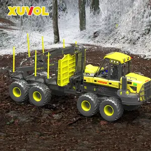 Forest equipment 18 tons capacity logging machine with powerful bogie axles wood transporter machine logging equipment machine