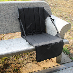 Oxford Cloth Camping Chair <b>Cushion</b> 41x41x41cm Waterproof <b>Rectangular</b> Gray For Outdoor Use - Product Image 3