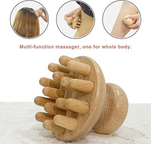 Peigne de massage du cuir chevelu en forme de pieuvre, masseur corporel pour la circulation sanguine et l'amélioration des points d'acupuncture - Product Image 5
