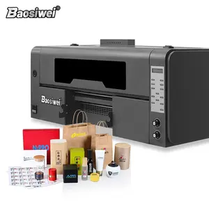 Baosiwei Imprimante Plotter tavsiye yüksek çözünürlüklü XP600 UV baskı kafası DTF yazıcı etiket transferi için