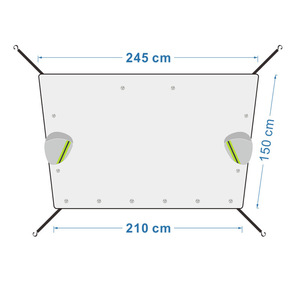 4 couches épaisses de <span class=keywords><strong>pare</strong></span>-<span class=keywords><strong>brise</strong></span> de voiture couverture de neige <span class=keywords><strong>pare</strong></span>-<span class=keywords><strong>brise</strong></span> <span class=keywords><strong>anti</strong></span>-gel protecteur d'essuie-glace avec bords magnétiques pour la plupart des voitures - Product Image 3