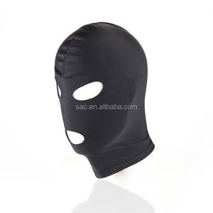 SacKnove Chinese Slave Roleplay Sex Toy Breathable Face Mask Headgear Bdsm Fetish Bondage <strong>Hood</strong> for Adult Couples - Product Image 5