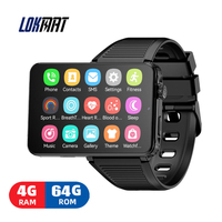 Reloj Inteligente HD LOKMAT APPLLP 9 MAX con Sistema Android 15, 4G/5G, Cámara Dual, Sistema Dual, Memoria de 64 GB, Pantalla Grande de 2.88, 1800 mAh