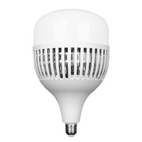 Ampoule LED E27 à ailettes en aluminium, super lumineuse, haute luminosité, durable, pour éclairage industriel d'atelier et d'entrepôt, vente en gros usine