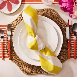 Mantel Individual de Ratán Ecológico de Alta Calidad Estilo Bohemio GREENCRAFT Hecho en Vietnam Diámetro Personalizado - Product Image 2