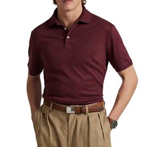 Camisetas Polo de Verano de Alta Calidad para Hombre, Premium, Suaves, para Exteriores, con Logotipo Personalizado OEM, Tejido de Punto, Ajuste Entallado, Precio Bajo, Lisas - Product Image 1