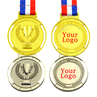 Médaille de sport 3D personnalisée de haute qualité cadeau de félicitations avec ruban pour les fêtes de prière publicitaires nouvel an