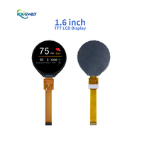 Écran LCD TFT couleur transparent de petite taille, rond, micro, de forme circulaire, haute résolution 1,6 pouce 400x400 Qspi