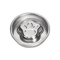 Gamelle anti-glouton portable en acier inoxydable pour animaux de compagnie, à plusieurs choix, anti-fuite, pour petits chiens, chats et chiots