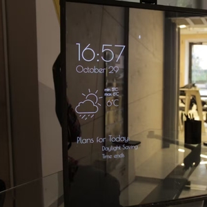 Kích thước tùy chỉnh ma thuật gương kính có thể được kết nối với Android Wifi thông minh gương hiển thị kính - Product Image 2