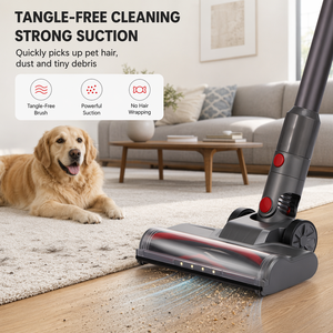 Aspirateur sans fil OEM ODM GC705, aspiration puissante, rechargeable, aspirateur à main et à bâton pour poils d'animaux, nettoyage des tapis et des sols - Product Image 2