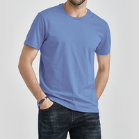 Heren Stijlvolle Katoenen T-Shirt Comfortabele Hals Hoge Kwaliteit Gebreid Aanpasbare Oem Groothandel Prijs Voor Casual Formele Kleding