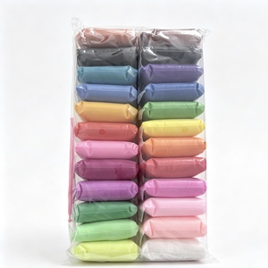 Arcilla Educativa Superligera de Secado al Aire, 24 Colores, para Modelar Slime con Chispas Decorativas, Regalo para Niños de 5 a 7 Años - Product Image 1
