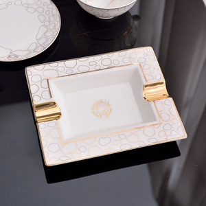58 Pcs Luxury Fine Bone China <b>Dinnerware</b> <b>Set</b> with Gold Inlay Under Glazed Pattern Gift Box Packaging Food Contact Safe - Product Image 5