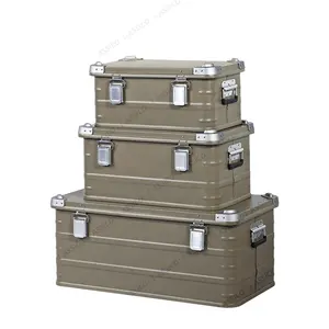 Leichte Aluminium Outdoor Camping Küchen box Metall zelt Aufbewahrung koffer Fracht container