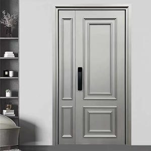 La mejor opción para interiores modernos, puertas <span class=keywords><strong>de</strong></span> seguridad <span class=keywords><strong>de</strong></span> <span class=keywords><strong>aluminio</strong></span> <span class=keywords><strong>de</strong></span> acero inoxidable precolgadas, estructura antirrobo, garantía <span class=keywords><strong>de</strong></span> 5 años - Product Image 3