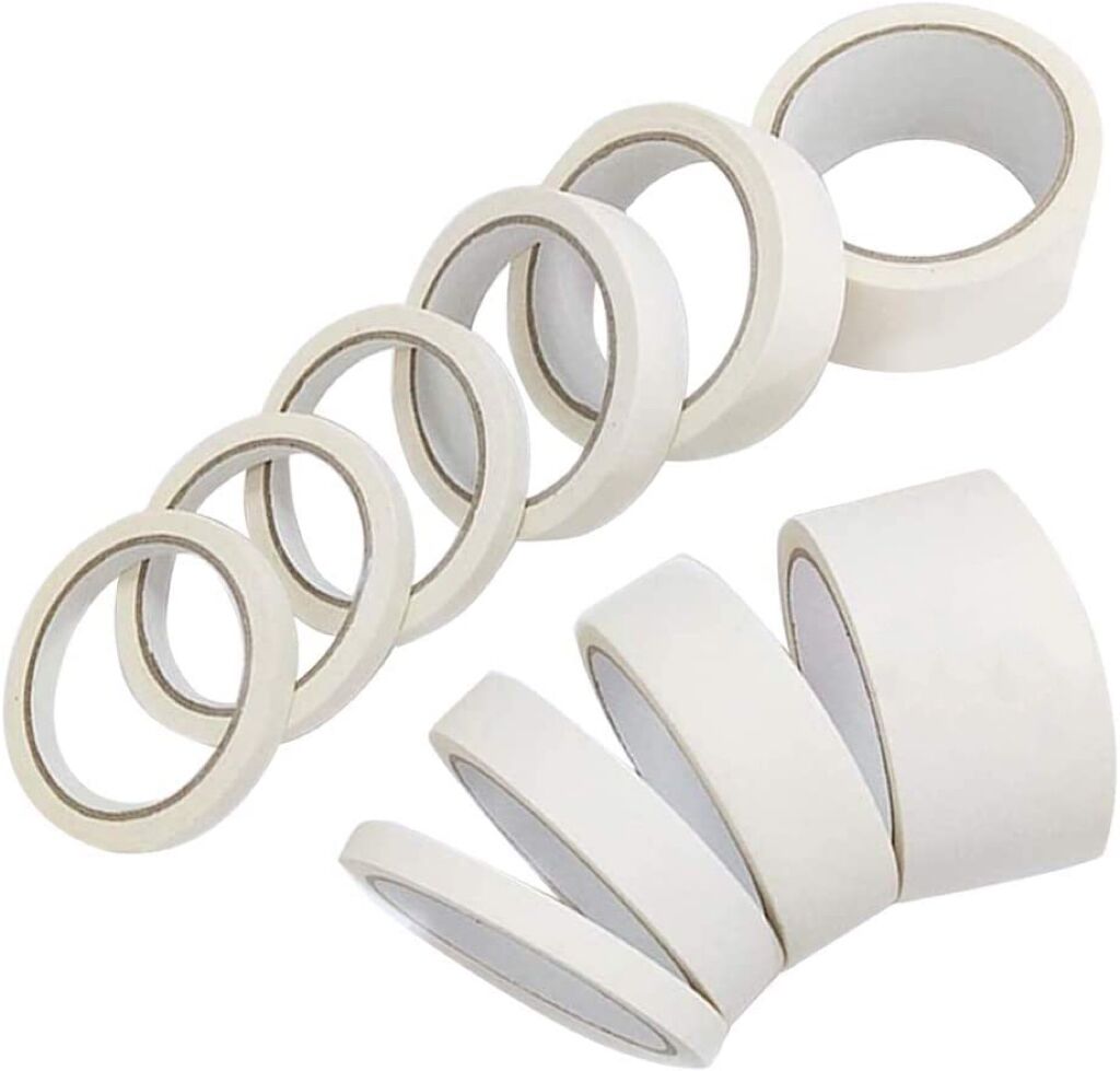 White Painters Self Adhesive Masking Tape for Painting Labeling DIY Craft Decorations