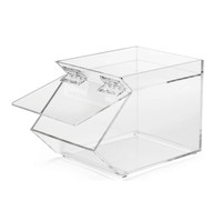 Présentoir à bonbons en acrylique Xinkeda, boîte transparente empilable pour confiseries, idéal pour les magasins de détail, supermarchés et comptoirs domestiques