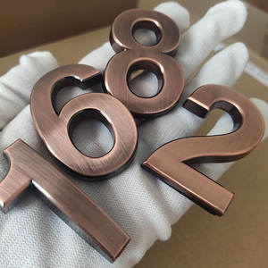 Numeri Civici da Esterno da 3, 4, 5, 6, 7, <span class=keywords><strong>8</strong></span> Pollici, Numeri Civici Unici in Metallo Resistenti alle Intemperie per Casa, Disponibili Completi da 1 a 9 - Product Image 4