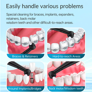 Têtes de rechange pour <span class=keywords><strong>brosse</strong></span> <span class=keywords><strong>à</strong></span> dents électrique personnalisées avec logo, certifiées ISO, pour la série <span class=keywords><strong>IO</strong></span> Precision Care – Vente en gros - Product Image 3