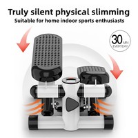 Appareil de fitness d'intérieur transfrontalier pour la perte de poids, stepper hydraulique sans assemblage avec compteur de pas