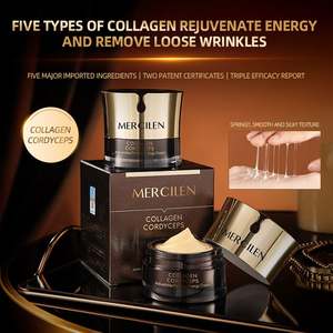 Mercilen Anti-âge Rides Raffermissant Hydratant Hydratant Crème Pour Le Visage Lotion Collagène Cordyceps Crème Pour Le Visage Apaisant La Peau - Product Image 3