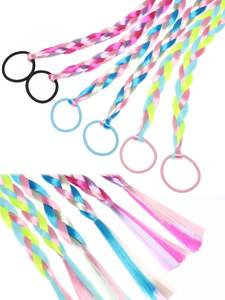Extension per Trecce <span class=keywords><strong>Colorate</strong></span>, Accessori per Capelli per Donne, Trecce <span class=keywords><strong>Colorate</strong></span> per Divertimento, 6 Pezzi - Product Image 5