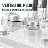 Bouchon de purge ventilé à tête hexagonale fileté pour réservoir d'huile de boîte de vitesses, sur mesure OEM
