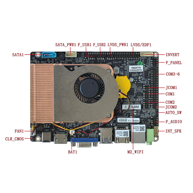ELSKY K600SE Domestic Zhaoxin Motherboard KX6000 Full Series Onboard Single DDR4 Max 32G 12V/19V Power Supply