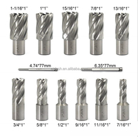 EKIIV 11 pièces HSS 12-27mm * 35/50mm Outil de découpe annulaire de haute qualité, foret magnétique, coupe-trou annulaire, fraise HSS