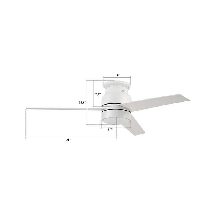 CARRO Ranger 52inch Luxury Europe style ceiling fan for home decorative DC ceiling fan with LED light