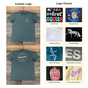 T-shirt a tracolla oversize bianche di alta qualità per uomo Logo stampato personalizzato su t-shirt in cotone bianco - Product Image 5