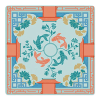 Tapis de Mahjong Oriental pliable en caoutchouc, antidérapant, résistant à l'eau, pour jeu à domicile