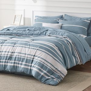 3 PC Queen Comforter Set Cooling <strong>and</strong> Warm Bed Set Charcoal <strong>Black</strong> Reversible <strong>Bedding</strong> for All Season Bed in a Bag for <strong>Bedding</strong> Set - Product Image 4