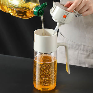 Dispenser per Olio d'Oliva - Spruzzatore 2 in 1 per Cucina - Nebulizzatore per Olio da 19oz/550ml per Friggitrice ad Aria, Insalate, Frittura e BBQ - Product Image 4