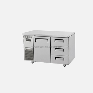 Réfrigérateur commercial pratique à 6 portes sous comptoir, refroidissement par air, tiroirs réfrigérés, dégivrage automatique, contrôle numérique pour comptoir - Product Image 3