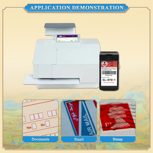 HITEK compatibile con Pitney Bowes SL-870-1 timbro cartuccia d'inchiostro macchina per le macchine di tassametro SendPro Mailstation 18ML - Product Image 3