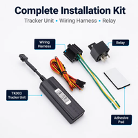 UpToSky TK003 2G GPS-Tracker Echtzeit-Fahrzeugortungsgerät für Auto Motorrad Elektrofahrzeug APP-Überwachung