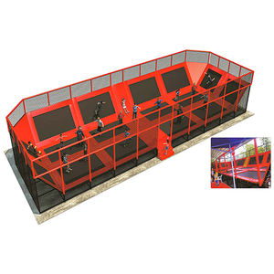 Vente chaude Équipement de parc d'attractions en plein air Aire de jeux Fabricant de <span class=keywords><strong>trampoline</strong></span> pour enfants - Product Image 4